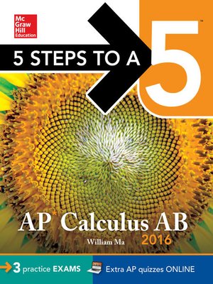 cover image of 5 Steps to a 5 AP Calculus AB 2016